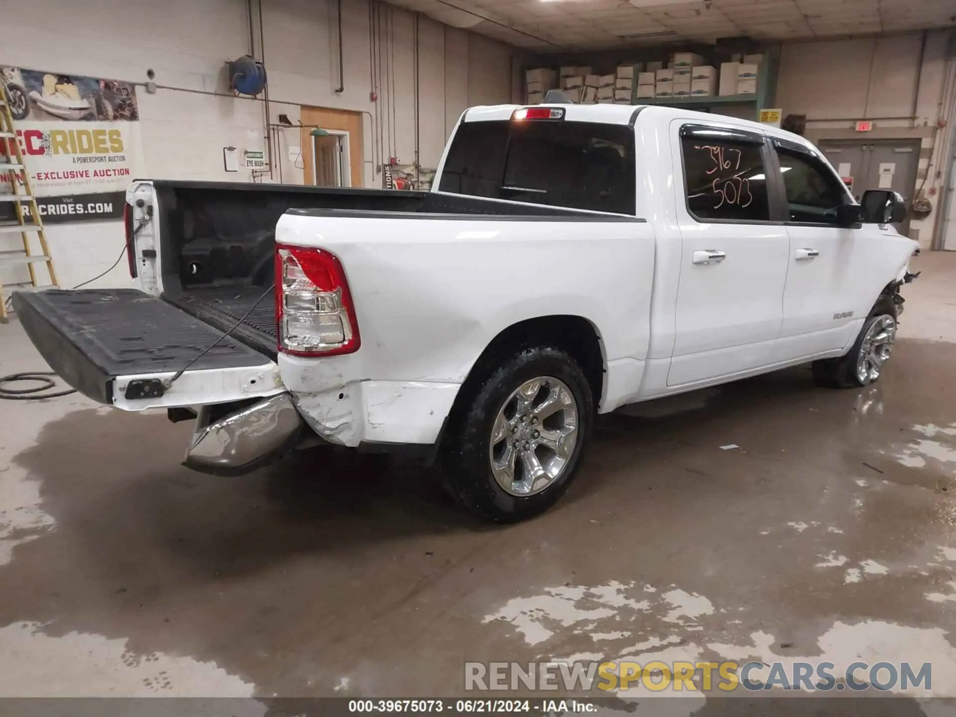 4 Photograph of a damaged car 1C6SRFFT9KN575214 RAM 1500 2019
