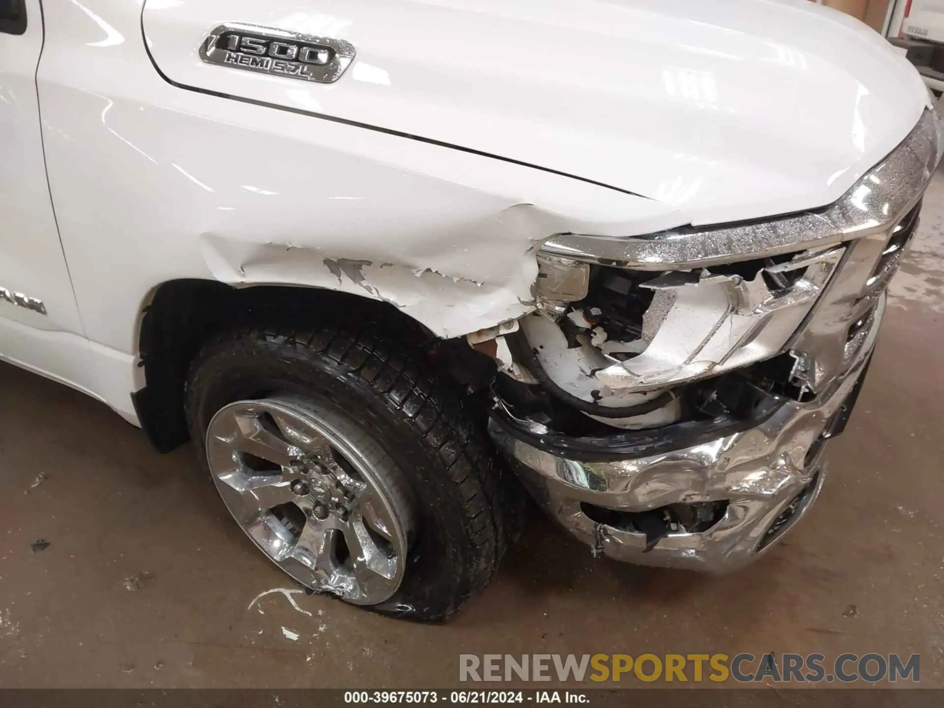 6 Photograph of a damaged car 1C6SRFFT9KN575214 RAM 1500 2019