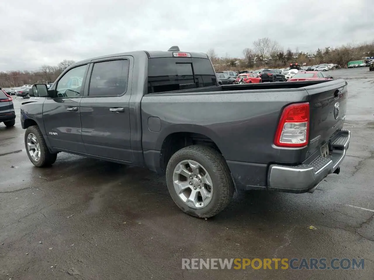 2 Photograph of a damaged car 1C6SRFFT9KN644239 RAM 1500 2019