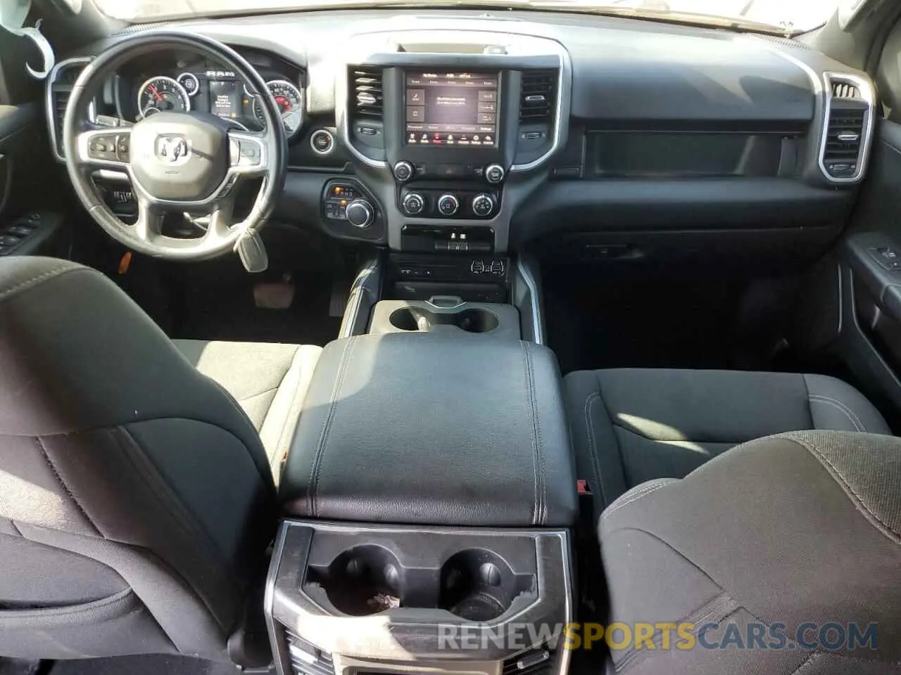 8 Photograph of a damaged car 1C6SRFFT9KN734068 RAM 1500 2019