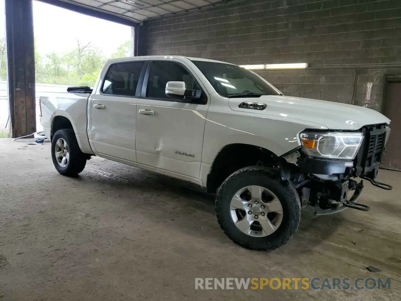 4 Photograph of a damaged car 1C6SRFFT9KN756328 RAM 1500 2019