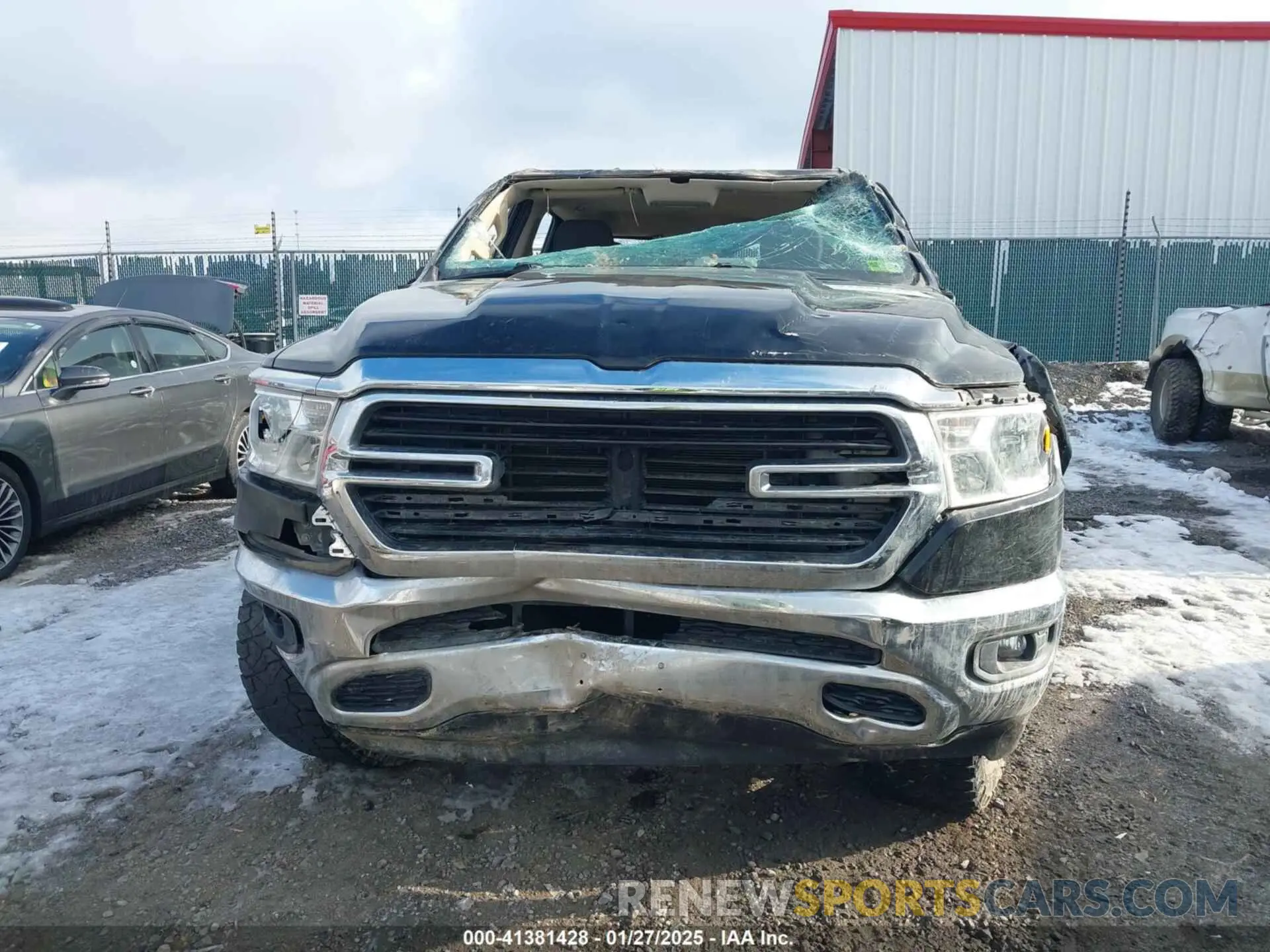 13 Photograph of a damaged car 1C6SRFFT9KN783755 RAM 1500 2019