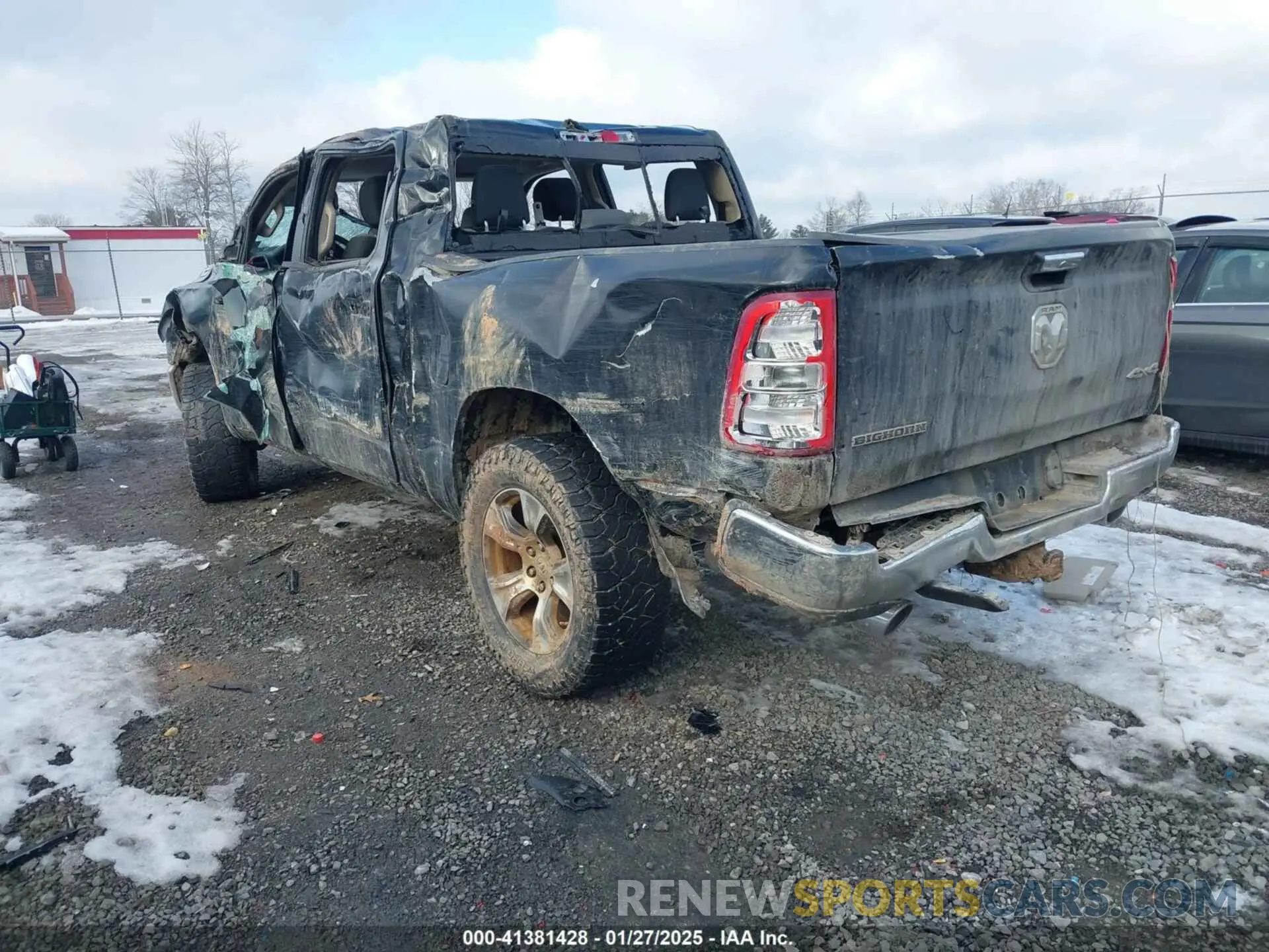 3 Photograph of a damaged car 1C6SRFFT9KN783755 RAM 1500 2019