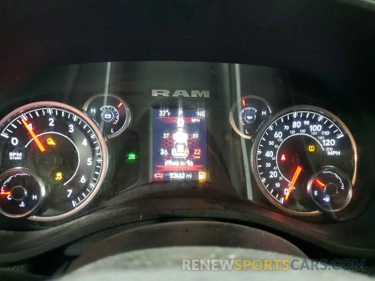 9 Фотография поврежденного автомобиля 1C6SRFFT9KN878851 RAM 1500 2019
