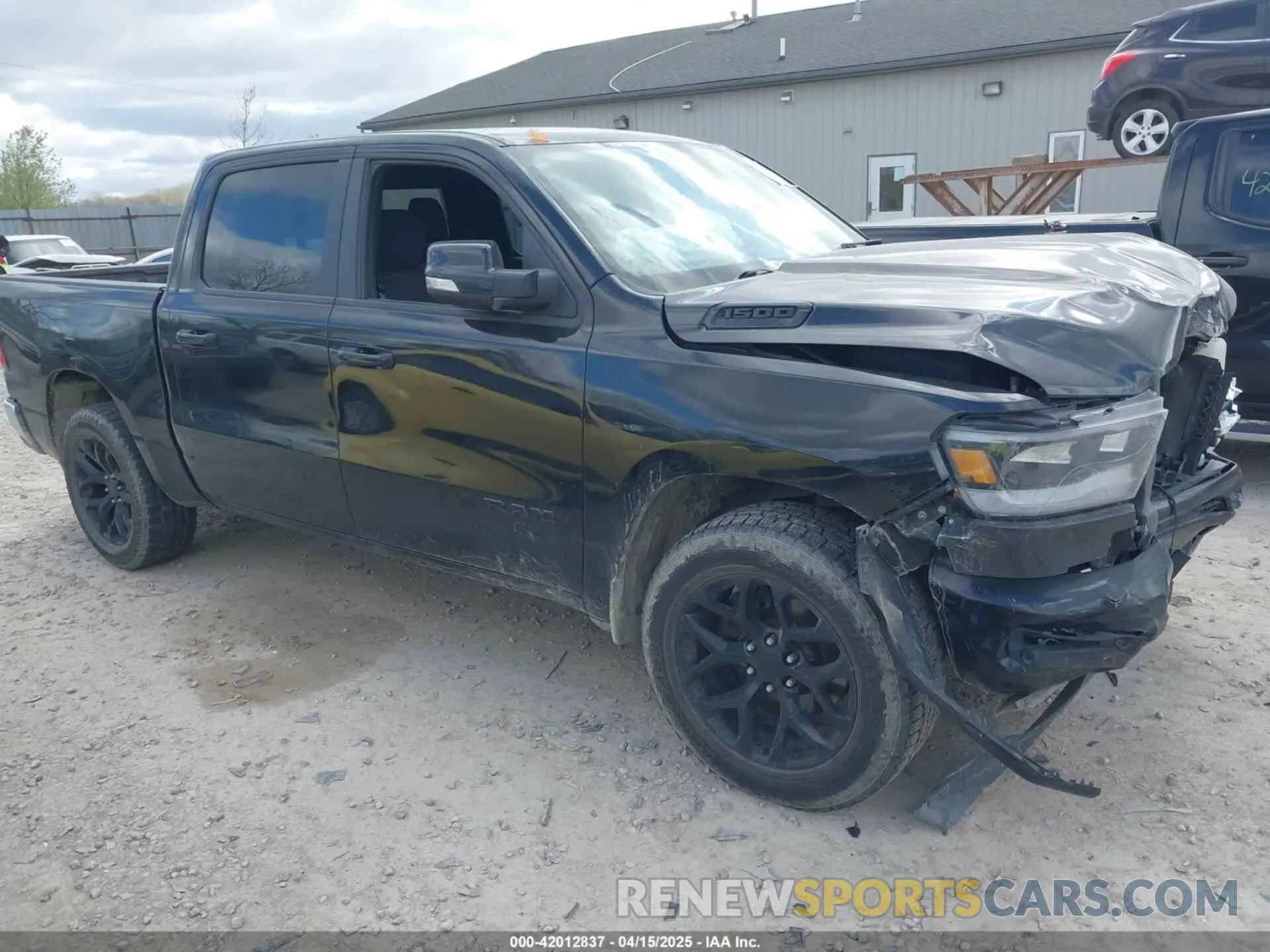 1 Photograph of a damaged car 1C6SRFFTXKN524482 RAM 1500 2019