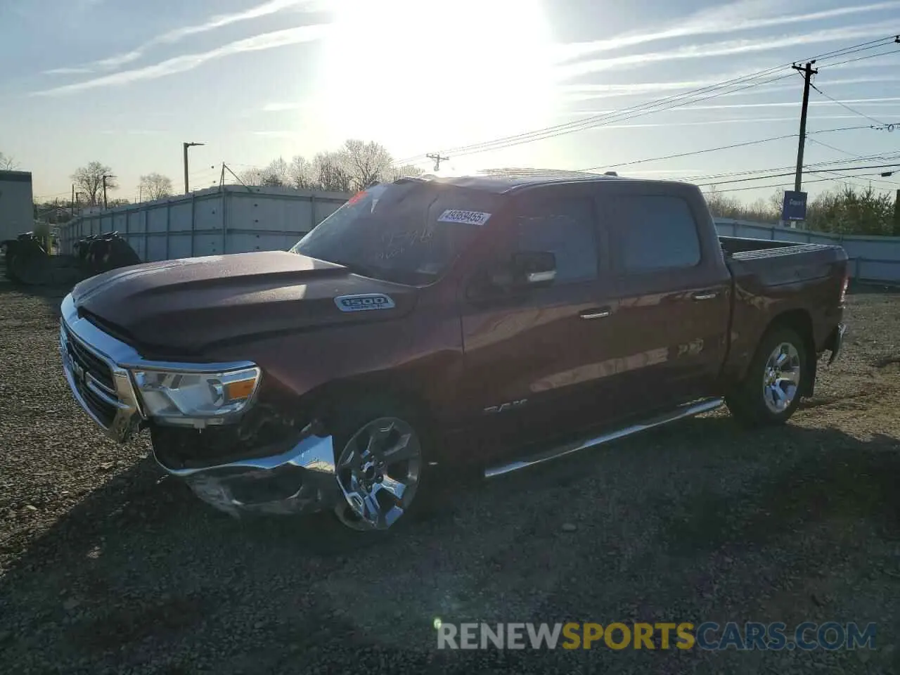 1 Фотография поврежденного автомобиля 1C6SRFFTXKN699198 RAM 1500 2019