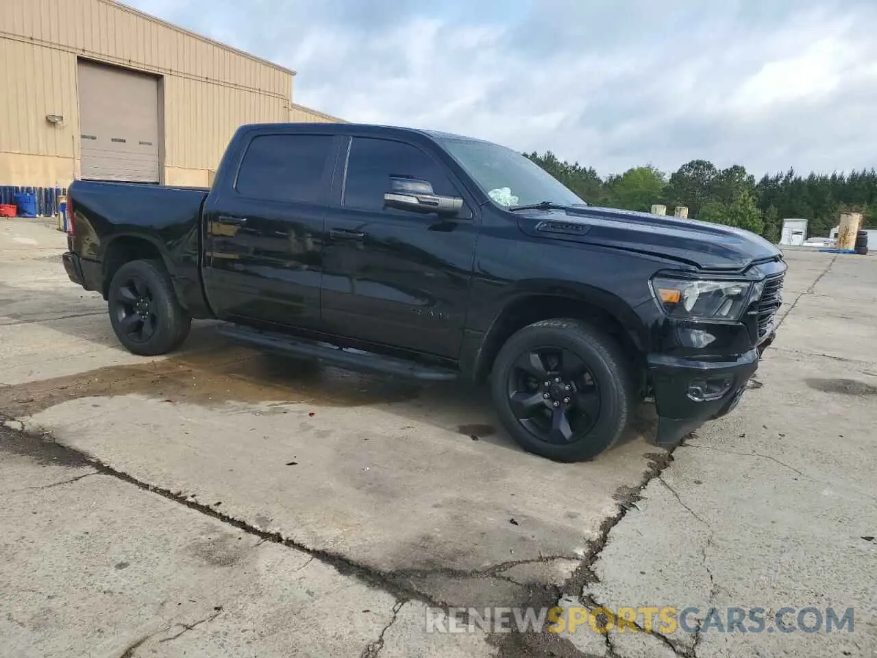4 Photograph of a damaged car 1C6SRFFTXKN709454 RAM 1500 2019