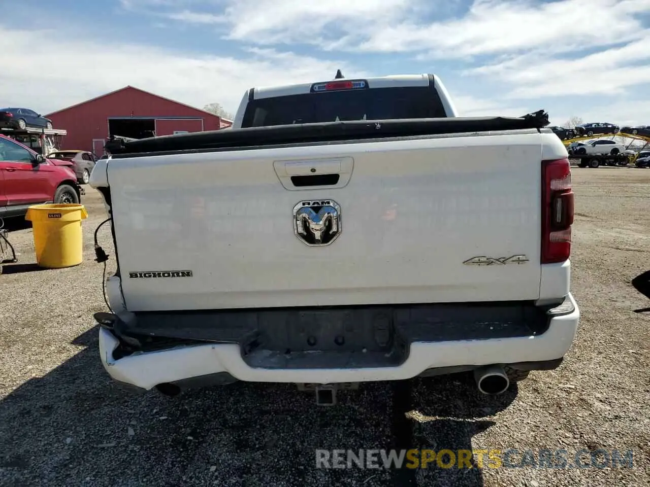 6 Photograph of a damaged car 1C6SRFFTXKN746228 RAM 1500 2019