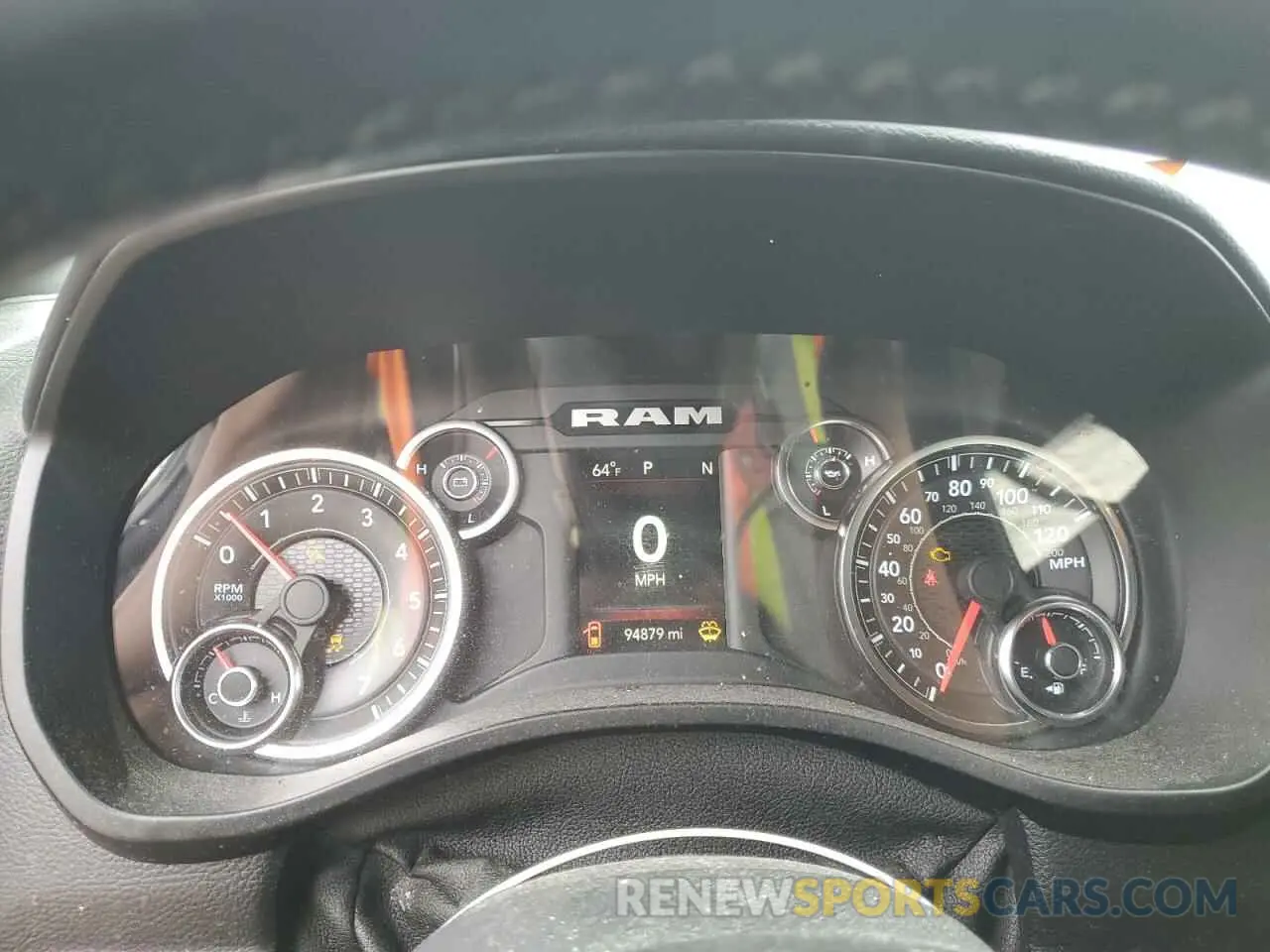 9 Photograph of a damaged car 1C6SRFFTXKN782694 RAM 1500 2019
