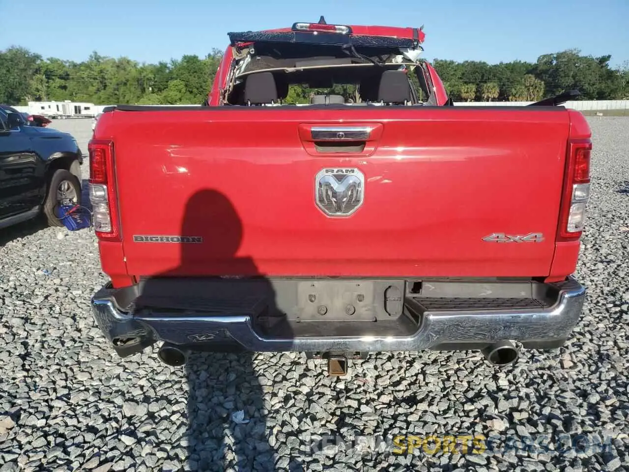 6 Фотография поврежденного автомобиля 1C6SRFFTXKN854008 RAM 1500 2019