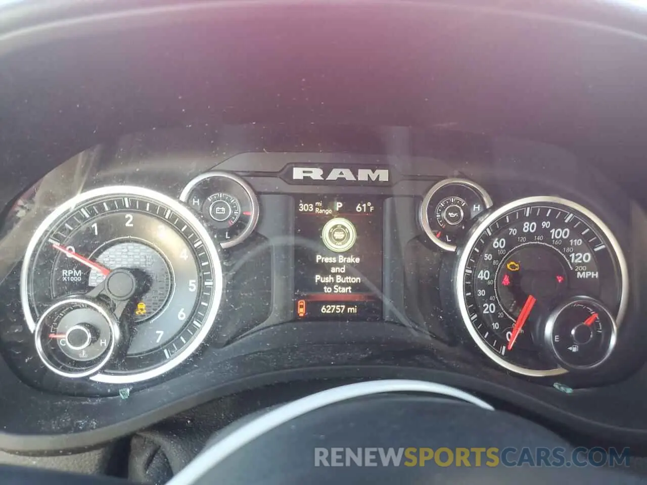 9 Фотография поврежденного автомобиля 1C6SRFFTXKN854008 RAM 1500 2019