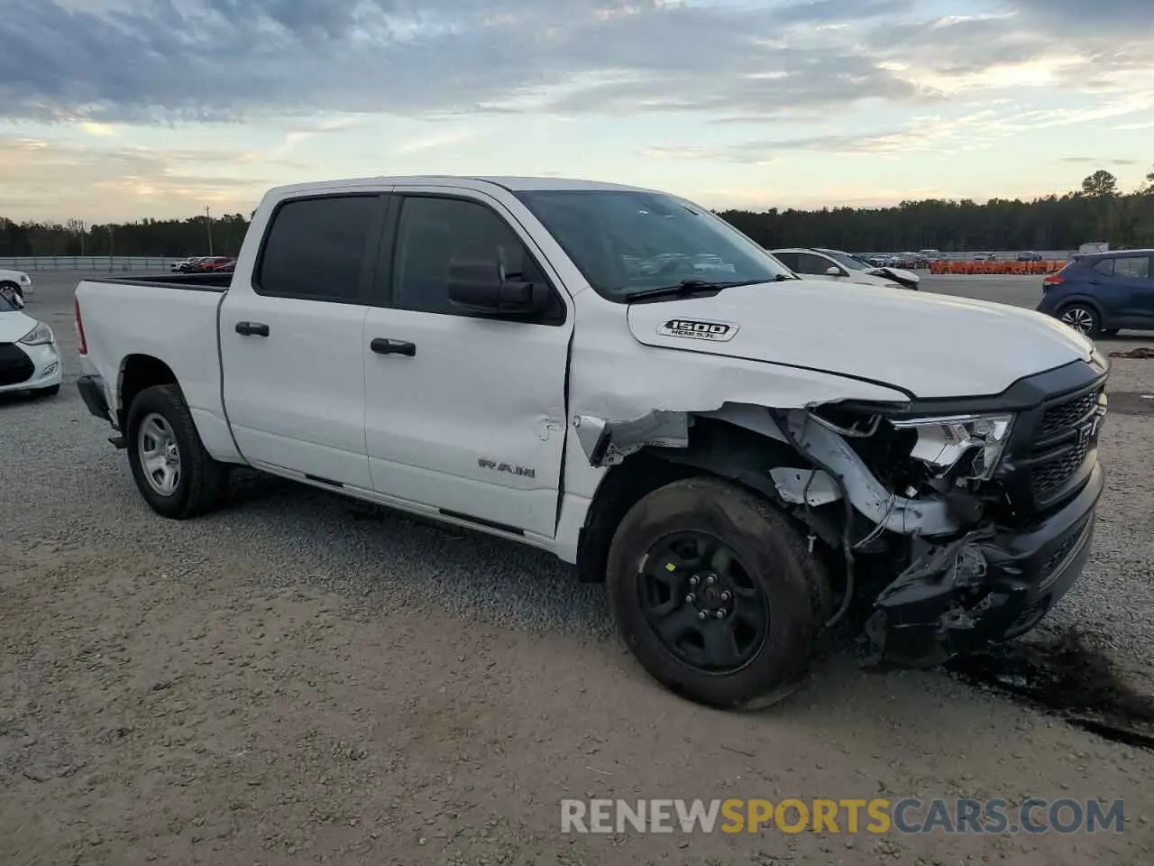 4 Photograph of a damaged car 1C6SRFGT0KN847244 RAM 1500 2019