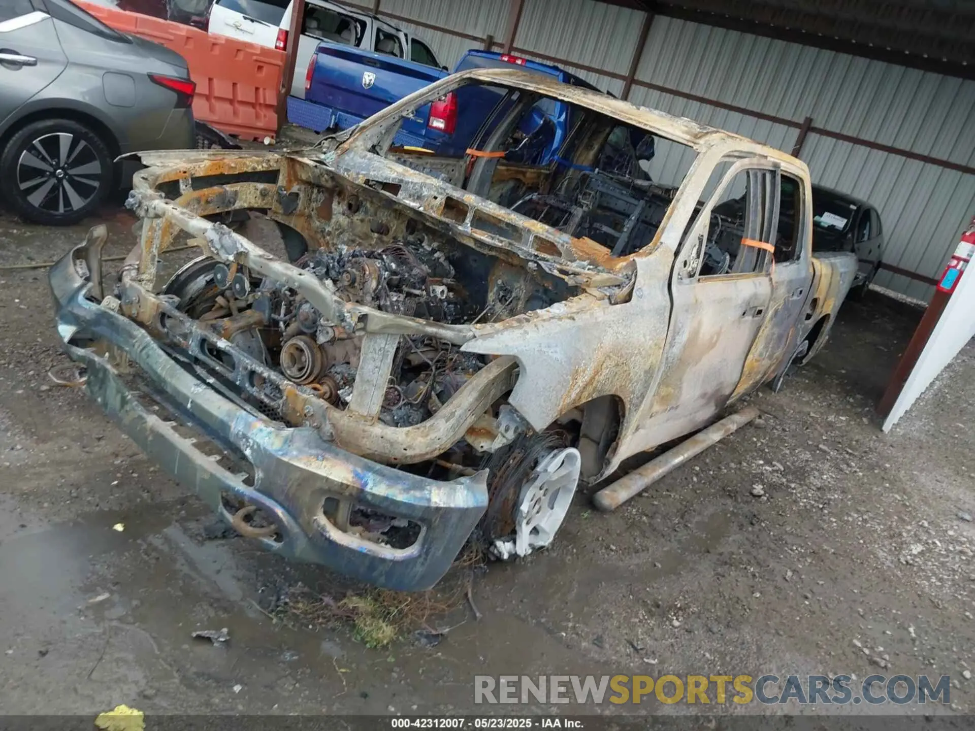 2 Фотография поврежденного автомобиля 1C6SRFGT2KN591334 RAM 1500 2019