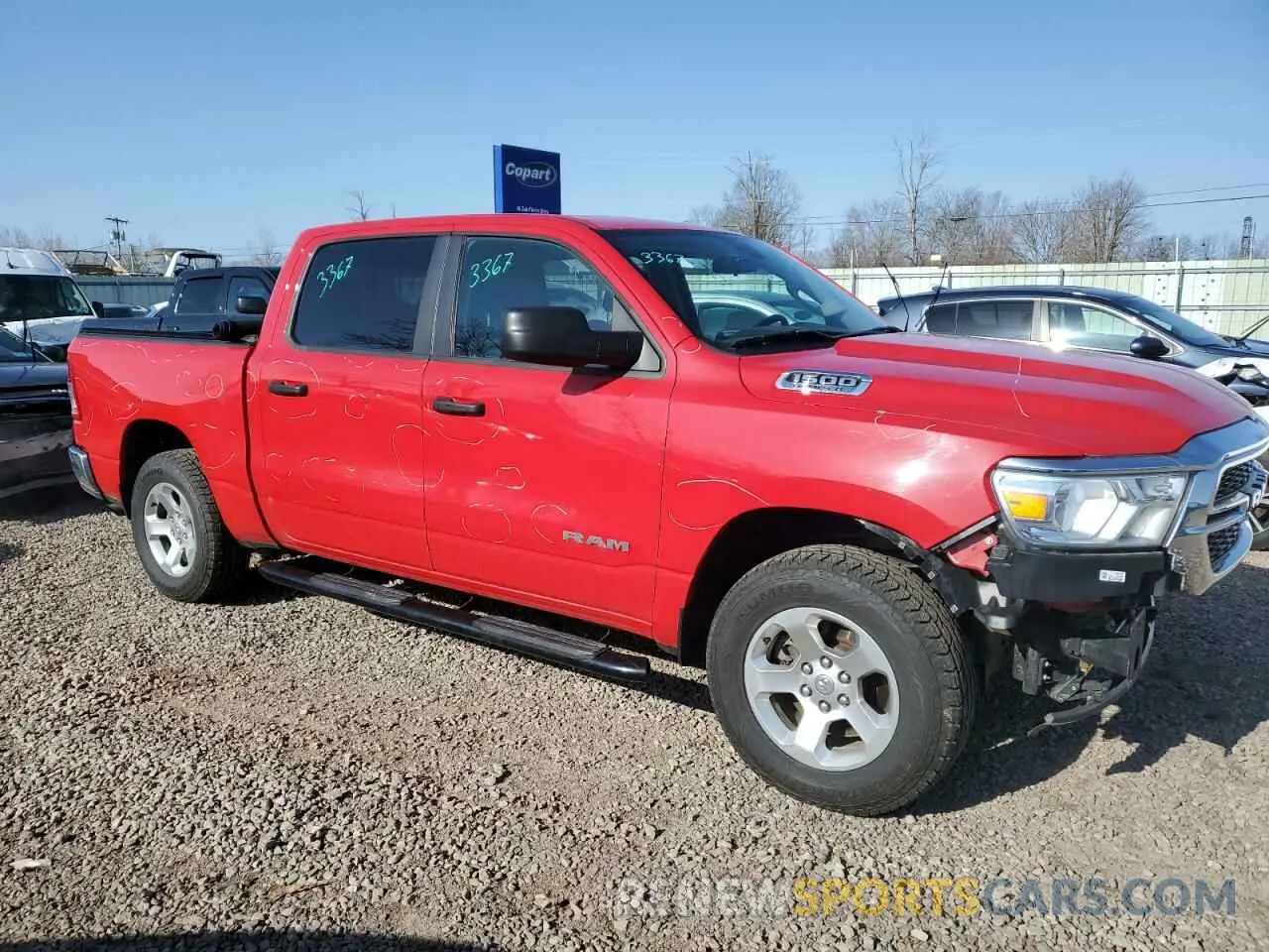4 Photograph of a damaged car 1C6SRFGTXKN605450 RAM 1500 2019