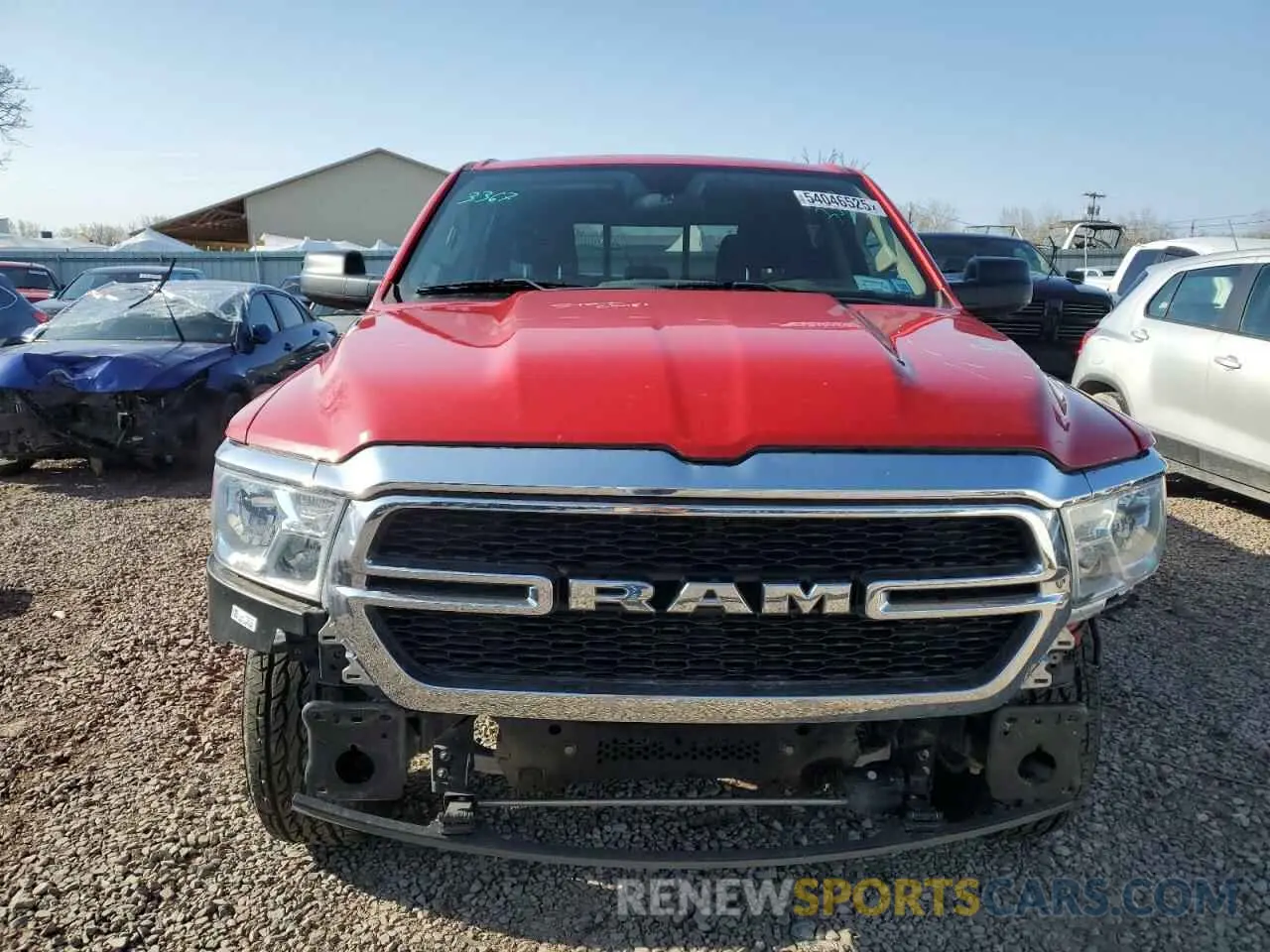 5 Photograph of a damaged car 1C6SRFGTXKN605450 RAM 1500 2019