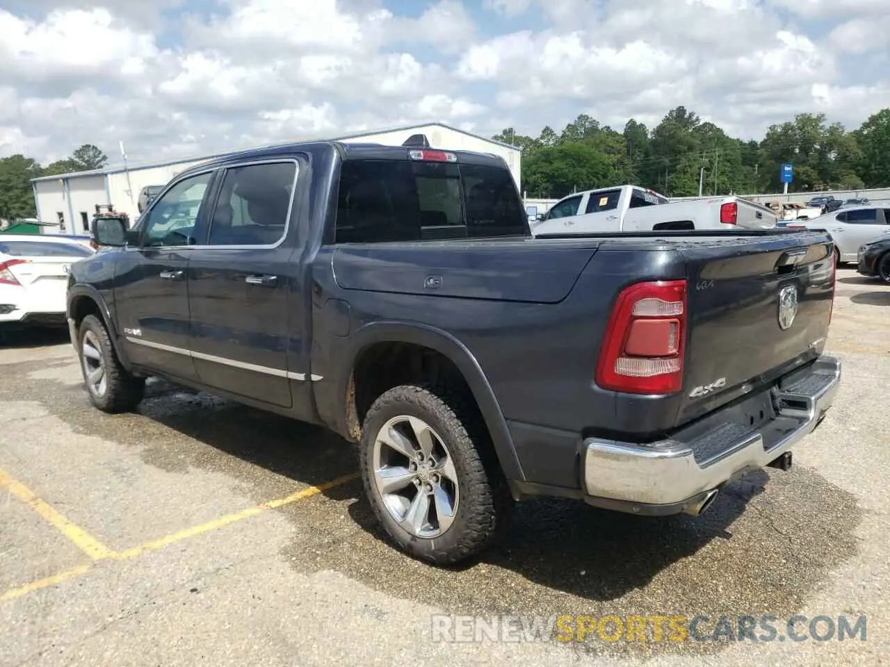 2 Photograph of a damaged car 1C6SRFHT0KN600739 RAM 1500 2019