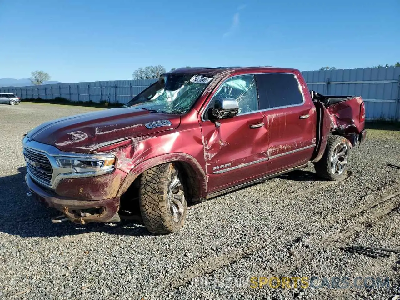 1 Photograph of a damaged car 1C6SRFHT6KN772239 RAM 1500 2019