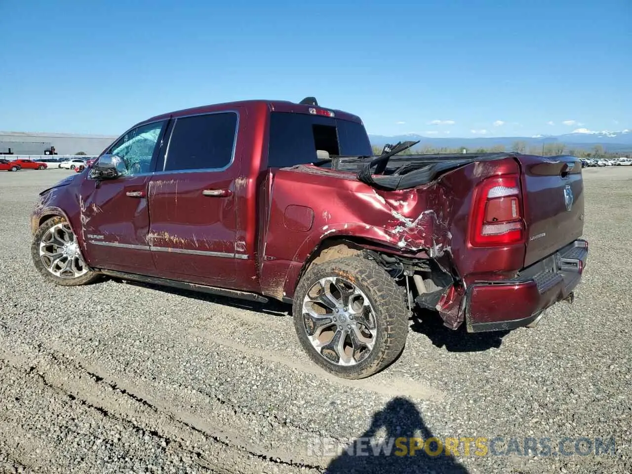 2 Photograph of a damaged car 1C6SRFHT6KN772239 RAM 1500 2019