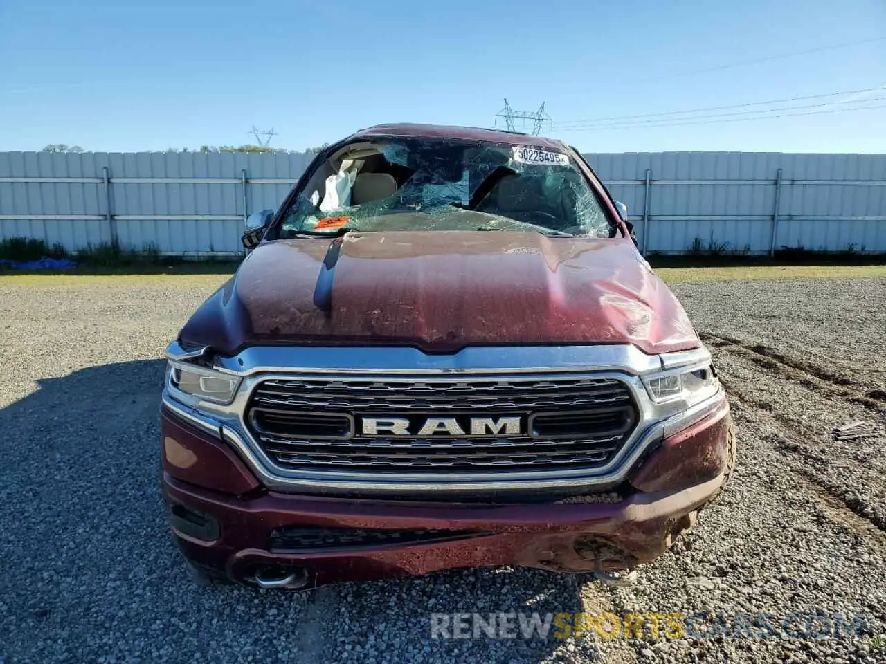 5 Photograph of a damaged car 1C6SRFHT6KN772239 RAM 1500 2019