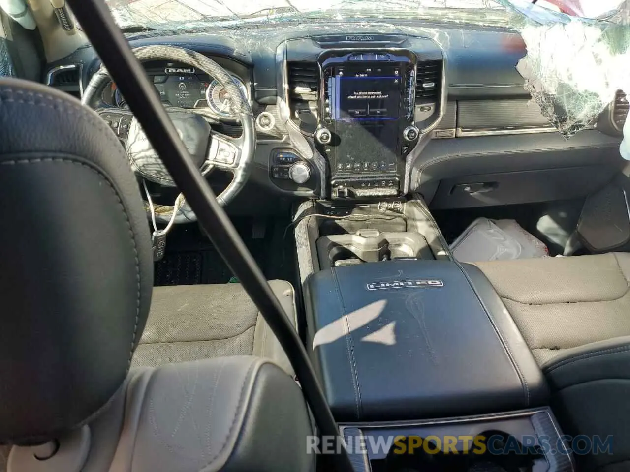 8 Photograph of a damaged car 1C6SRFHT6KN772239 RAM 1500 2019
