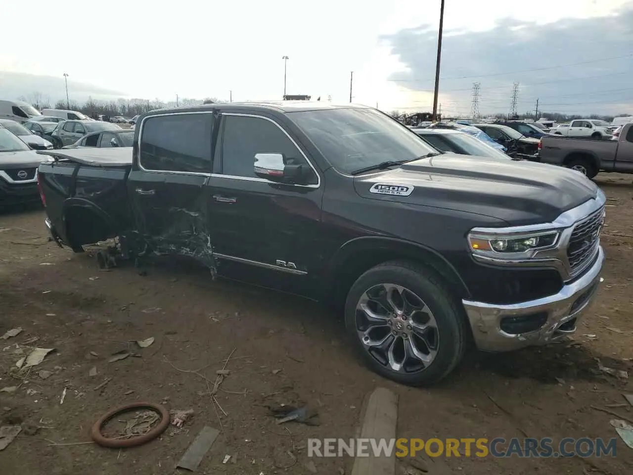 4 Photograph of a damaged car 1C6SRFHTXKN676470 RAM 1500 2019