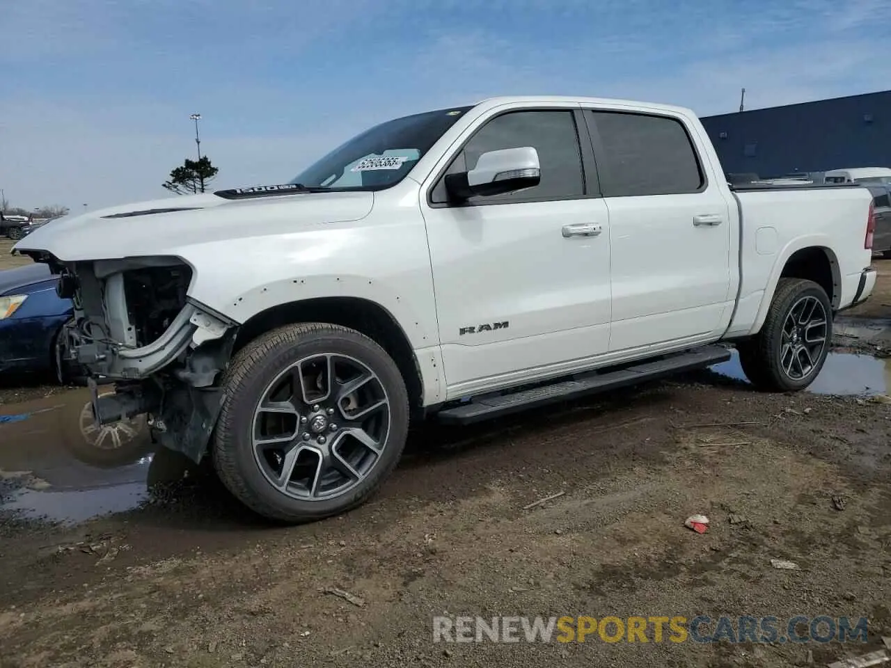 1 Photograph of a damaged car 1C6SRFJT3KN786593 RAM 1500 2019