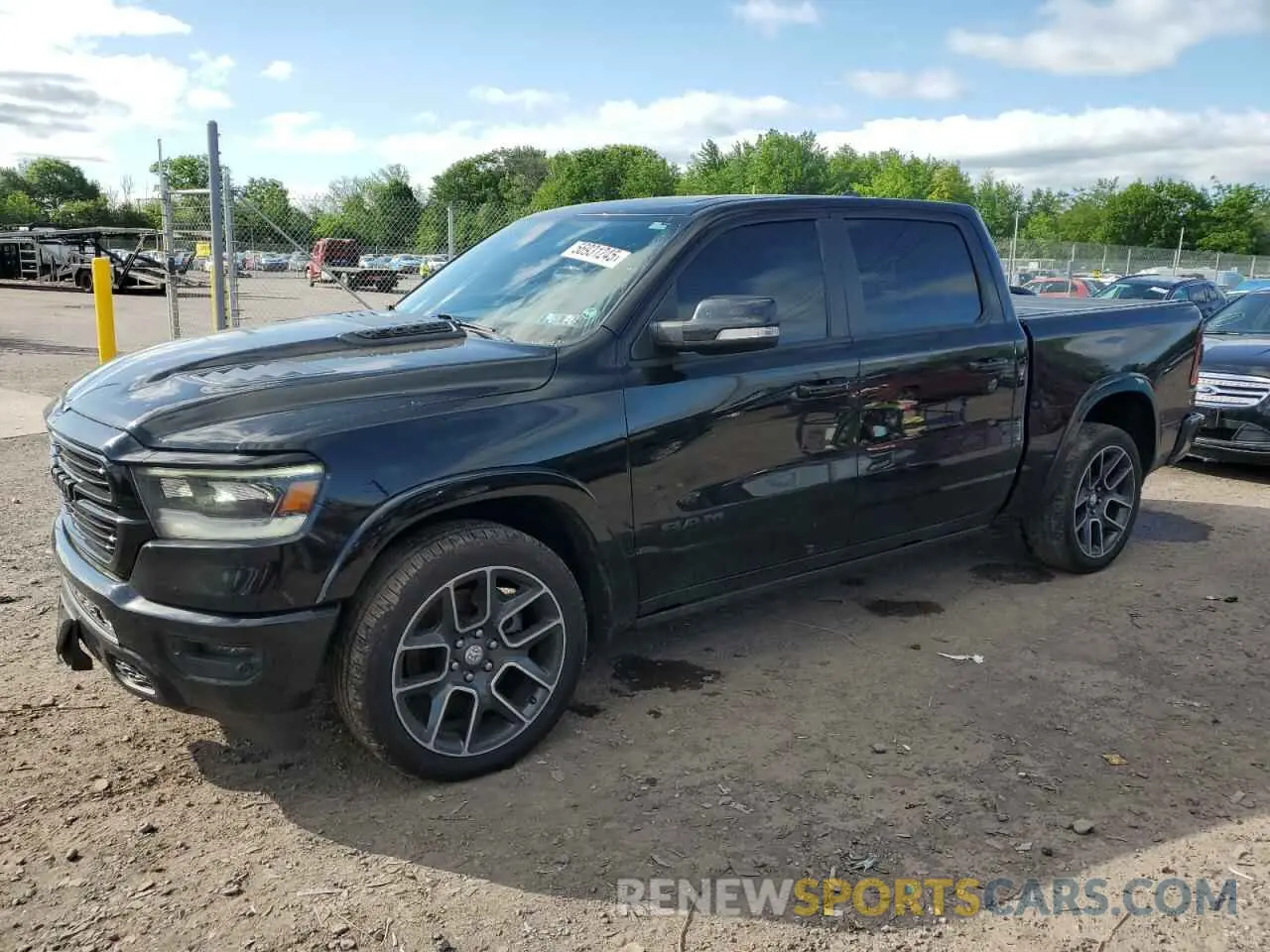 1 Photograph of a damaged car 1C6SRFJT8KN634132 RAM 1500 2019
