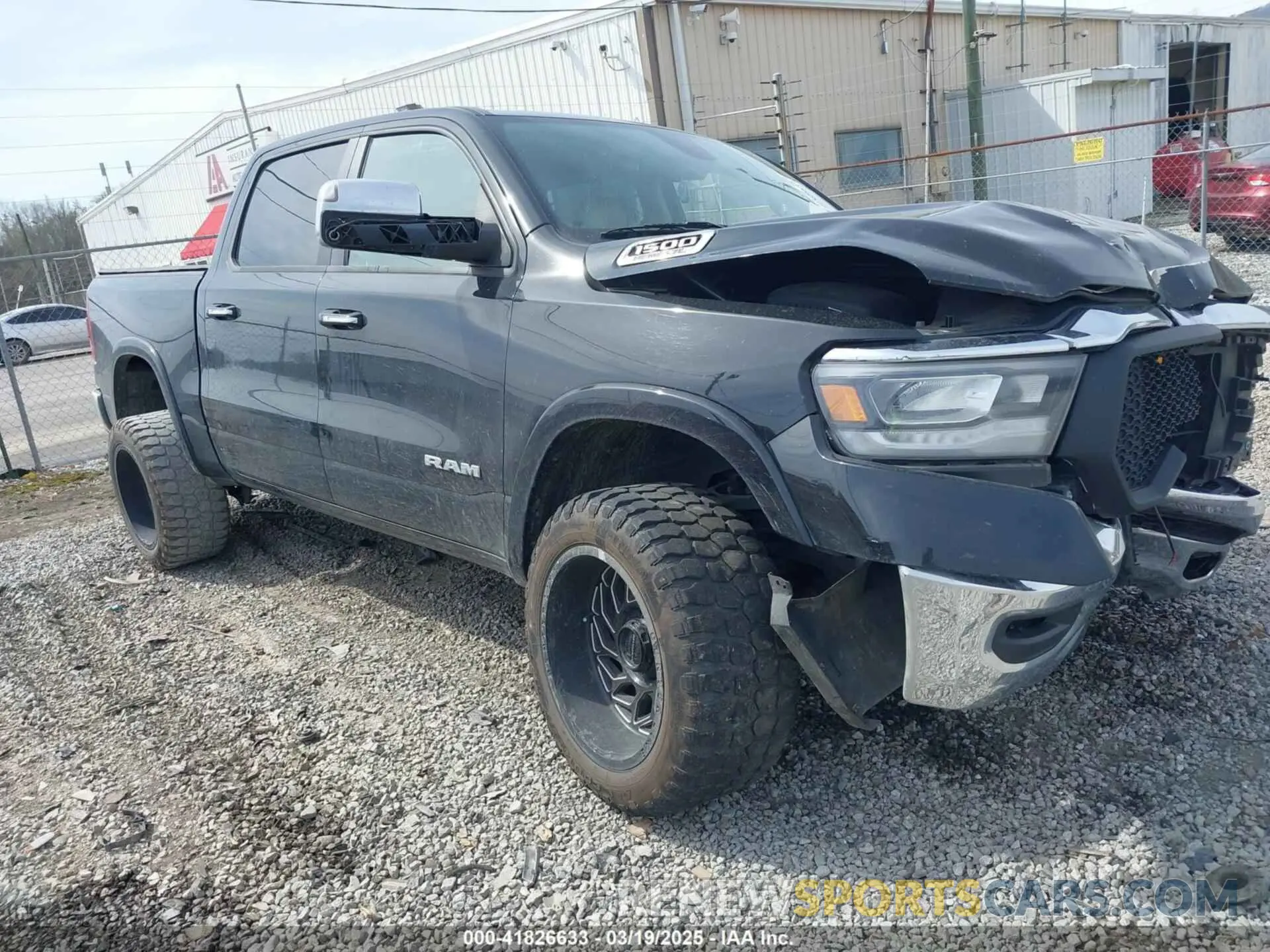 1 Photograph of a damaged car 1C6SRFJT9KN544343 RAM 1500 2019