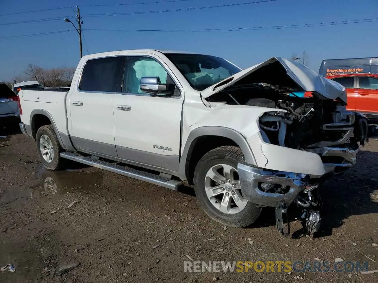 4 Photograph of a damaged car 1C6SRFJTXKN682229 RAM 1500 2019