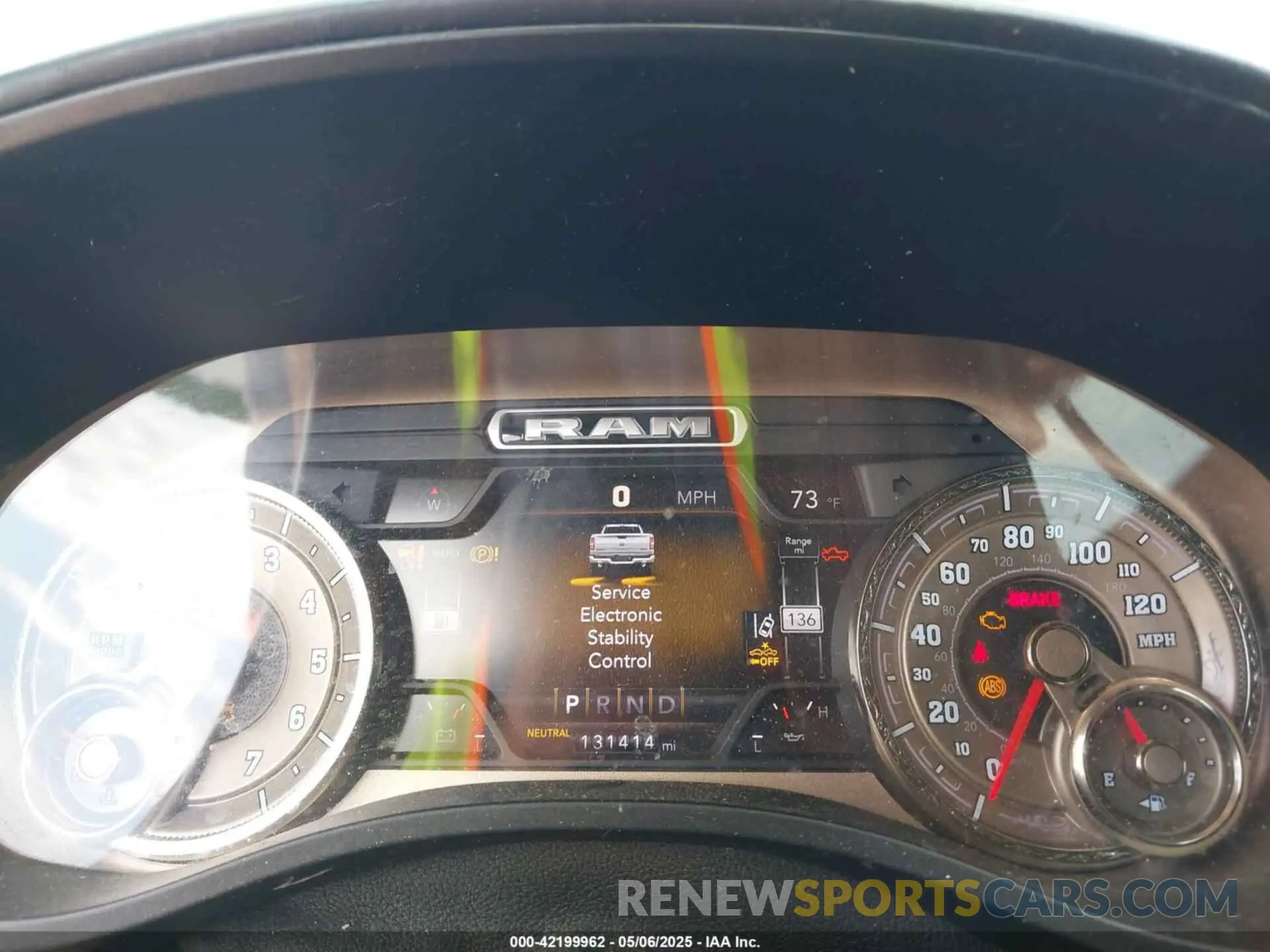 7 Photograph of a damaged car 1C6SRFKT1KN907667 RAM 1500 2019
