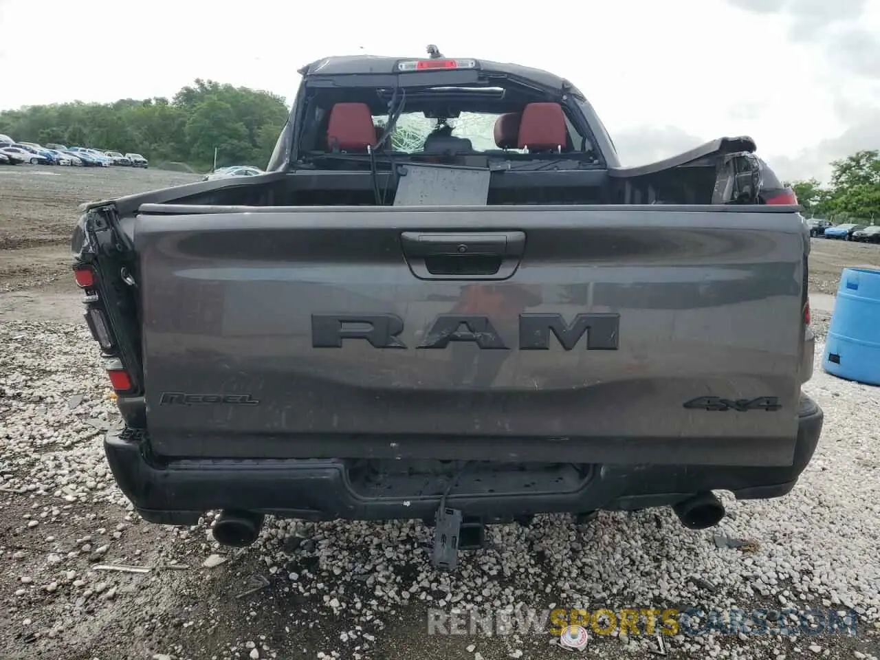 6 Photograph of a damaged car 1C6SRFLT1KN550716 RAM 1500 2019