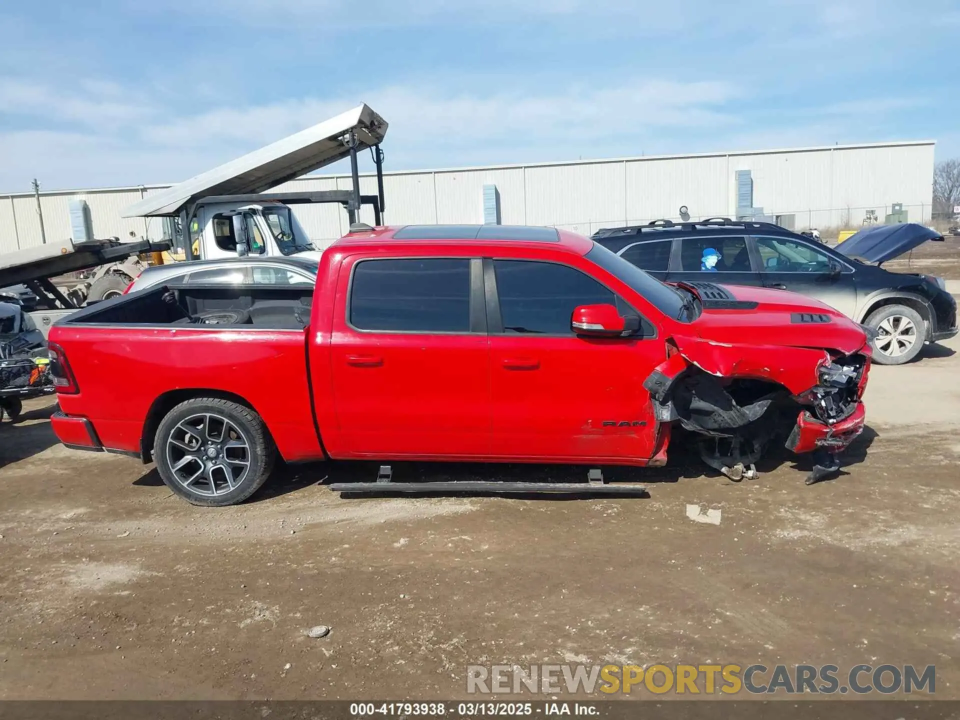 13 Photograph of a damaged car 1C6SRFLT1KN758319 RAM 1500 2019