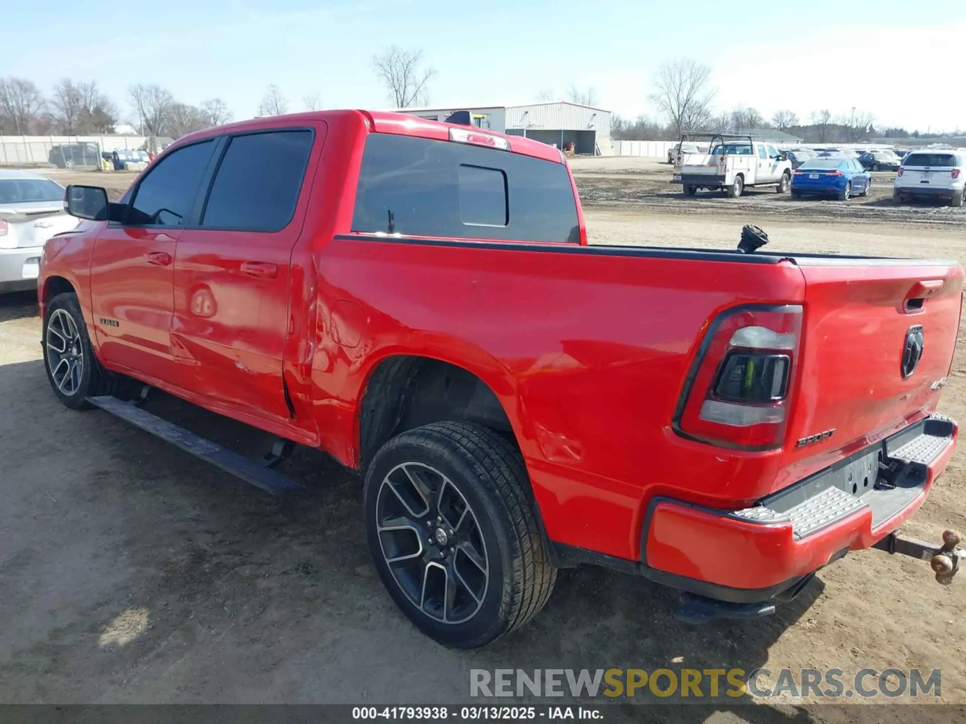 3 Photograph of a damaged car 1C6SRFLT1KN758319 RAM 1500 2019