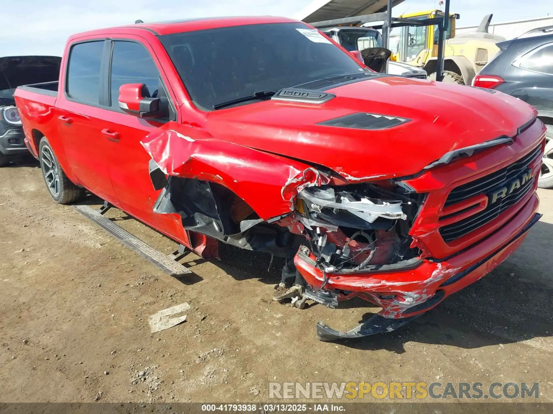 6 Photograph of a damaged car 1C6SRFLT1KN758319 RAM 1500 2019