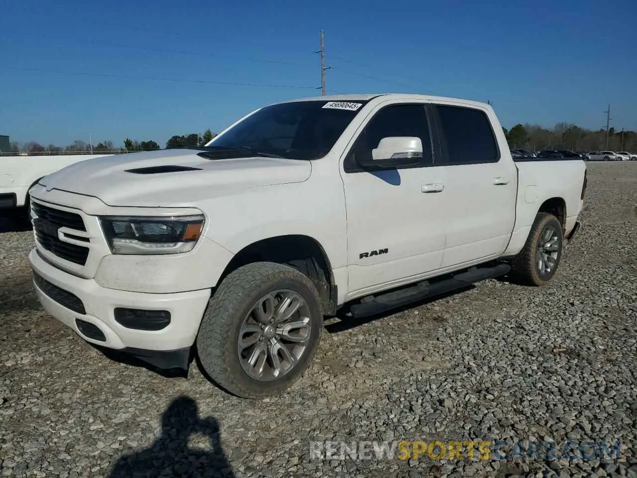1 Photograph of a damaged car 1C6SRFLT9KN648442 RAM 1500 2019