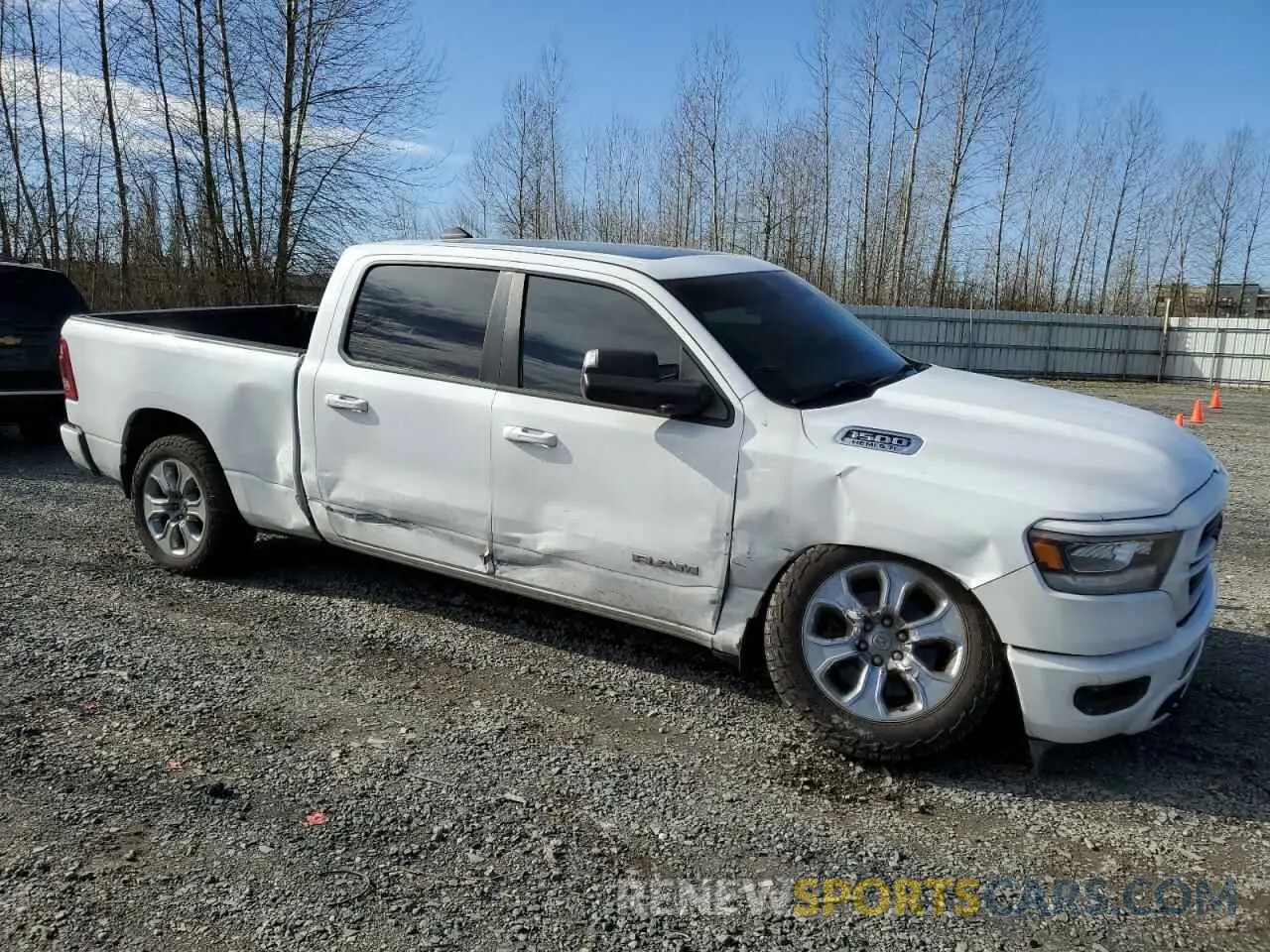 4 Фотография поврежденного автомобиля 1C6SRFMT5KN681467 RAM 1500 2019