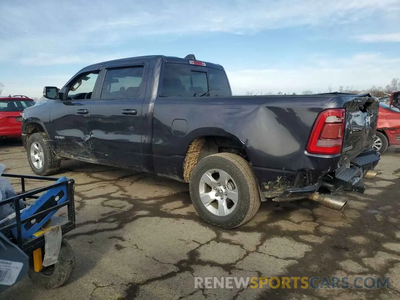 2 Фотография поврежденного автомобиля 1C6SRFMT6KN699833 RAM 1500 2019