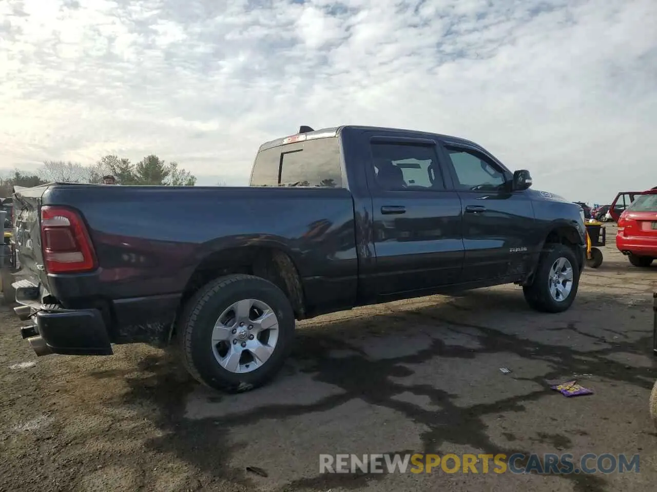 3 Фотография поврежденного автомобиля 1C6SRFMT6KN699833 RAM 1500 2019