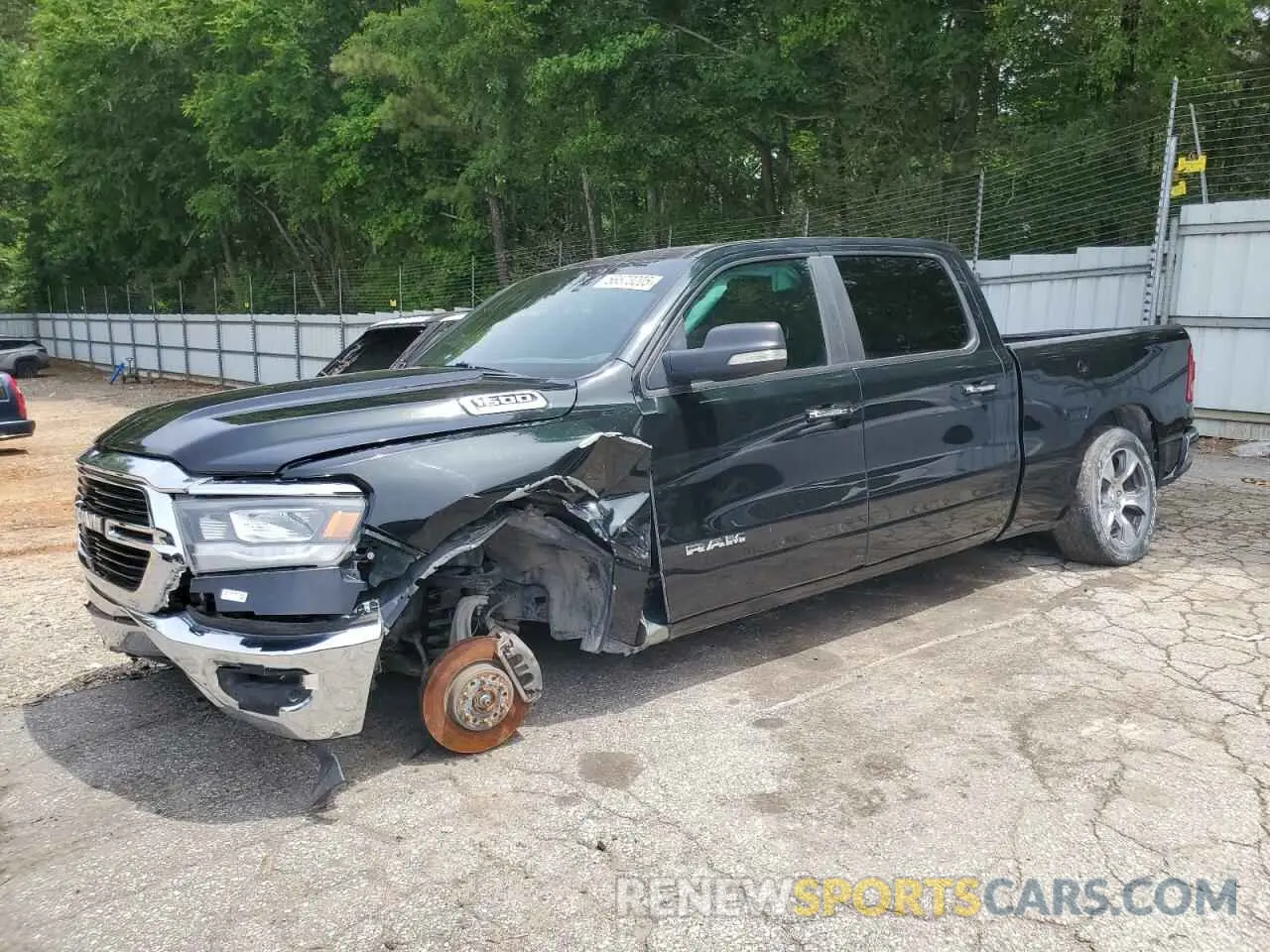 1 Photograph of a damaged car 1C6SRFMT8KN637611 RAM 1500 2019