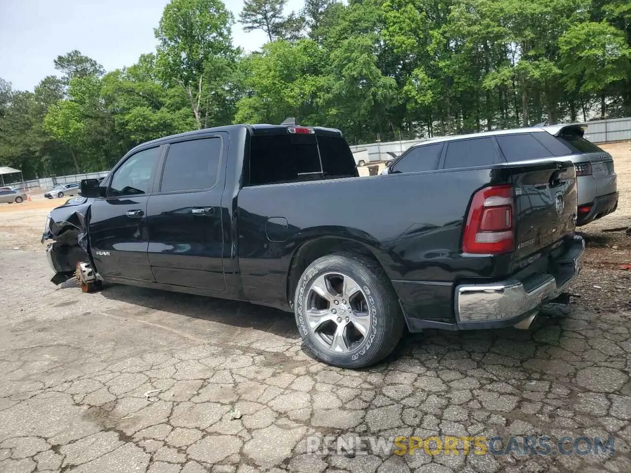 2 Photograph of a damaged car 1C6SRFMT8KN637611 RAM 1500 2019