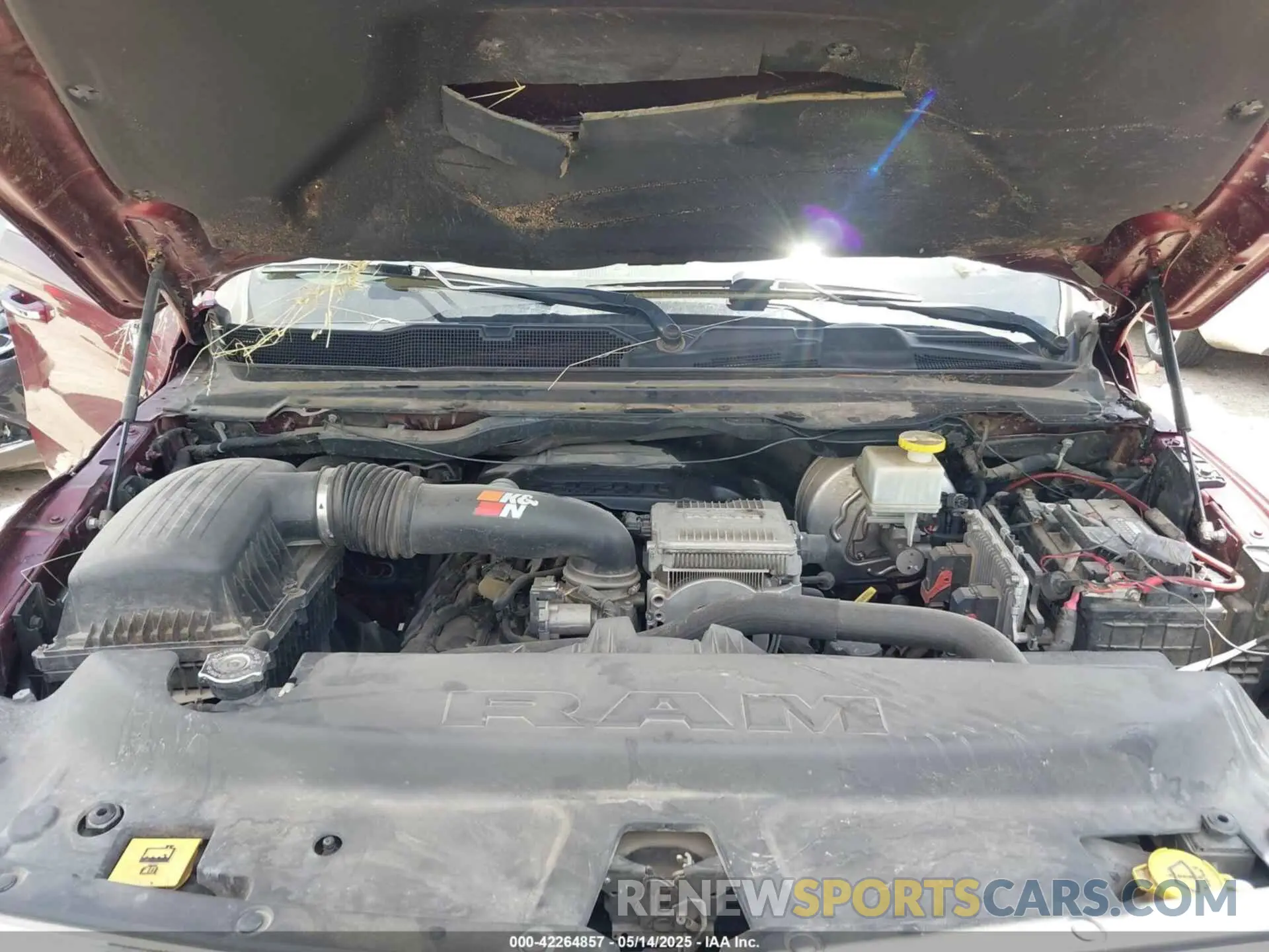10 Фотография поврежденного автомобиля 1C6SRFRT6KN653315 RAM 1500 2019
