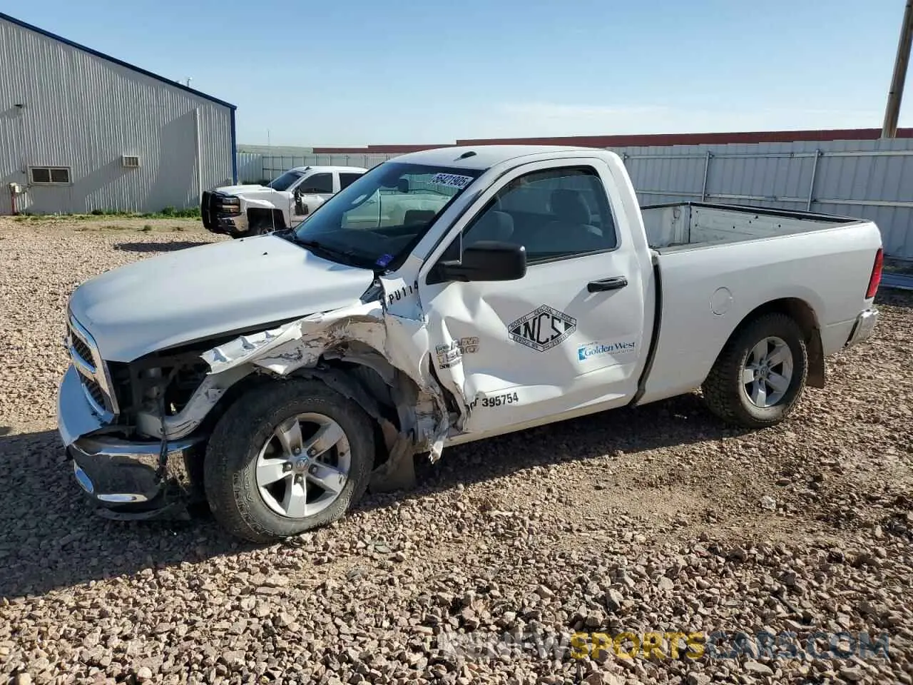 1 Photograph of a damaged car 3C6JR6AG4KG506316 RAM 1500 2019