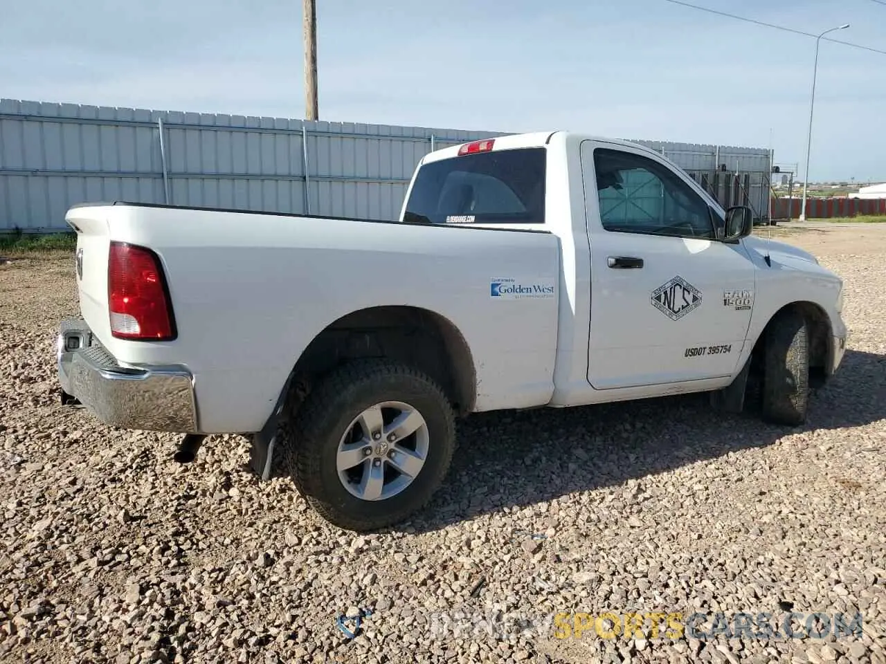 3 Photograph of a damaged car 3C6JR6AG4KG506316 RAM 1500 2019