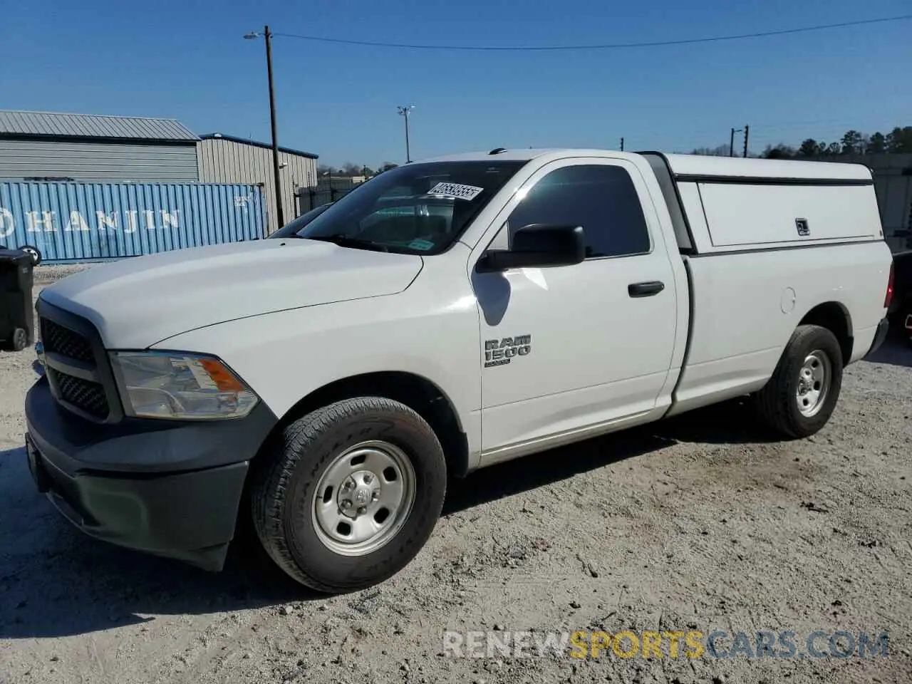 1 Photograph of a damaged car 3C6JR6DG0KG591697 RAM 1500 2019