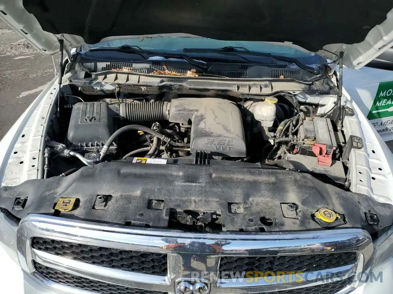 11 Photograph of a damaged car 3C6JR6DG1KG651650 RAM 1500 2019
