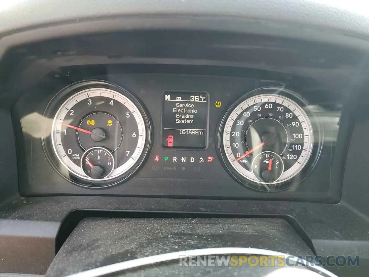 9 Photograph of a damaged car 3C6JR6DG1KG651650 RAM 1500 2019