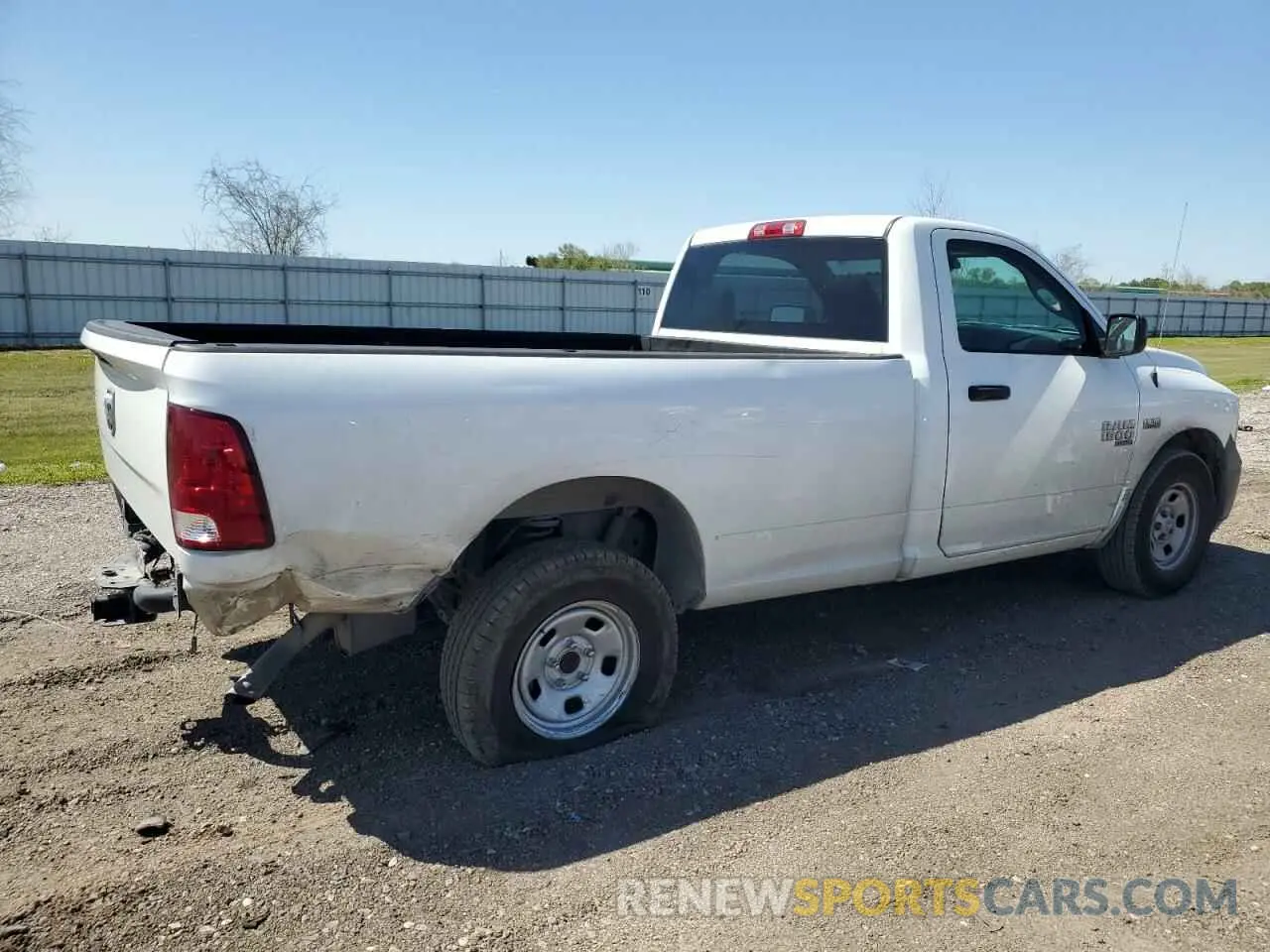 3 Фотография поврежденного автомобиля 3C6JR6DT2KG619836 RAM 1500 2019