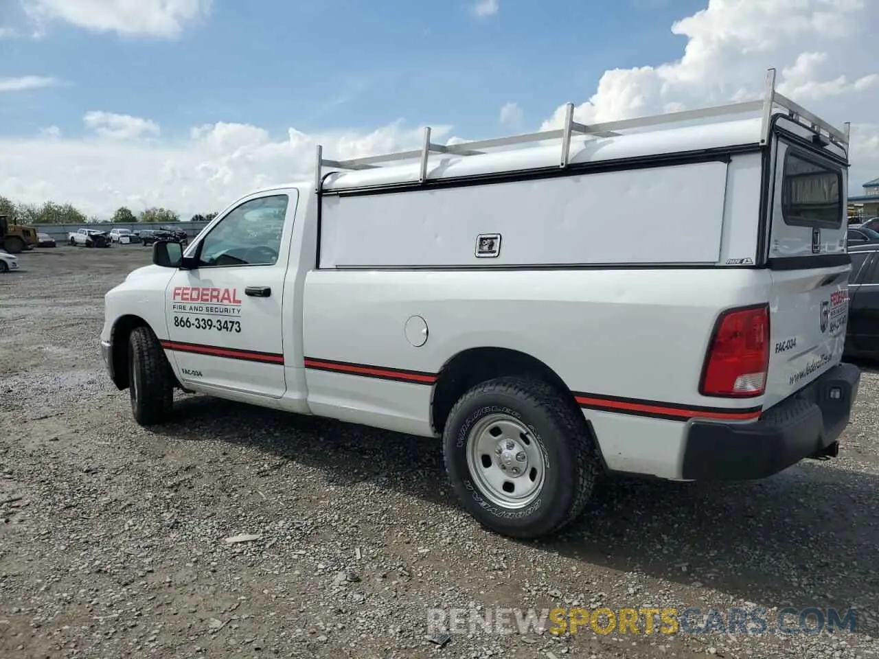 2 Photograph of a damaged car 3C6JR6DT7KG547029 RAM 1500 2019