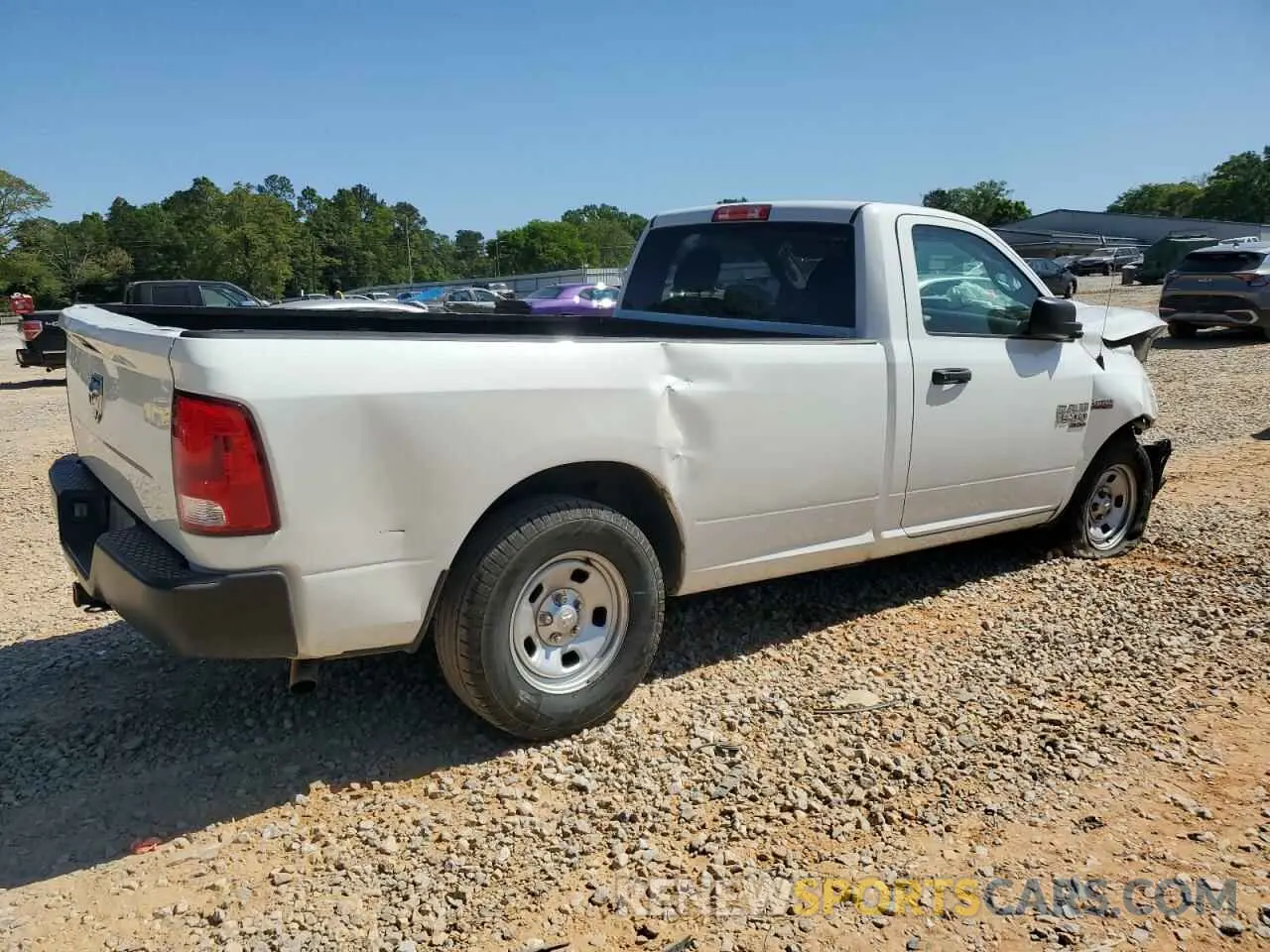 3 Photograph of a damaged car 3C6JR6DTXKG510704 RAM 1500 2019