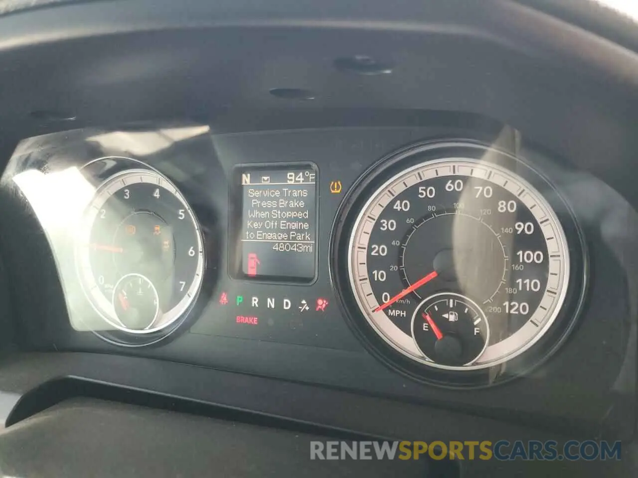 9 Photograph of a damaged car 3C6JR6ET1KG674874 RAM 1500 2019